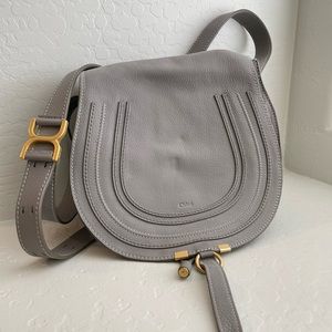 Chloe medium Marcie leather saddle bag